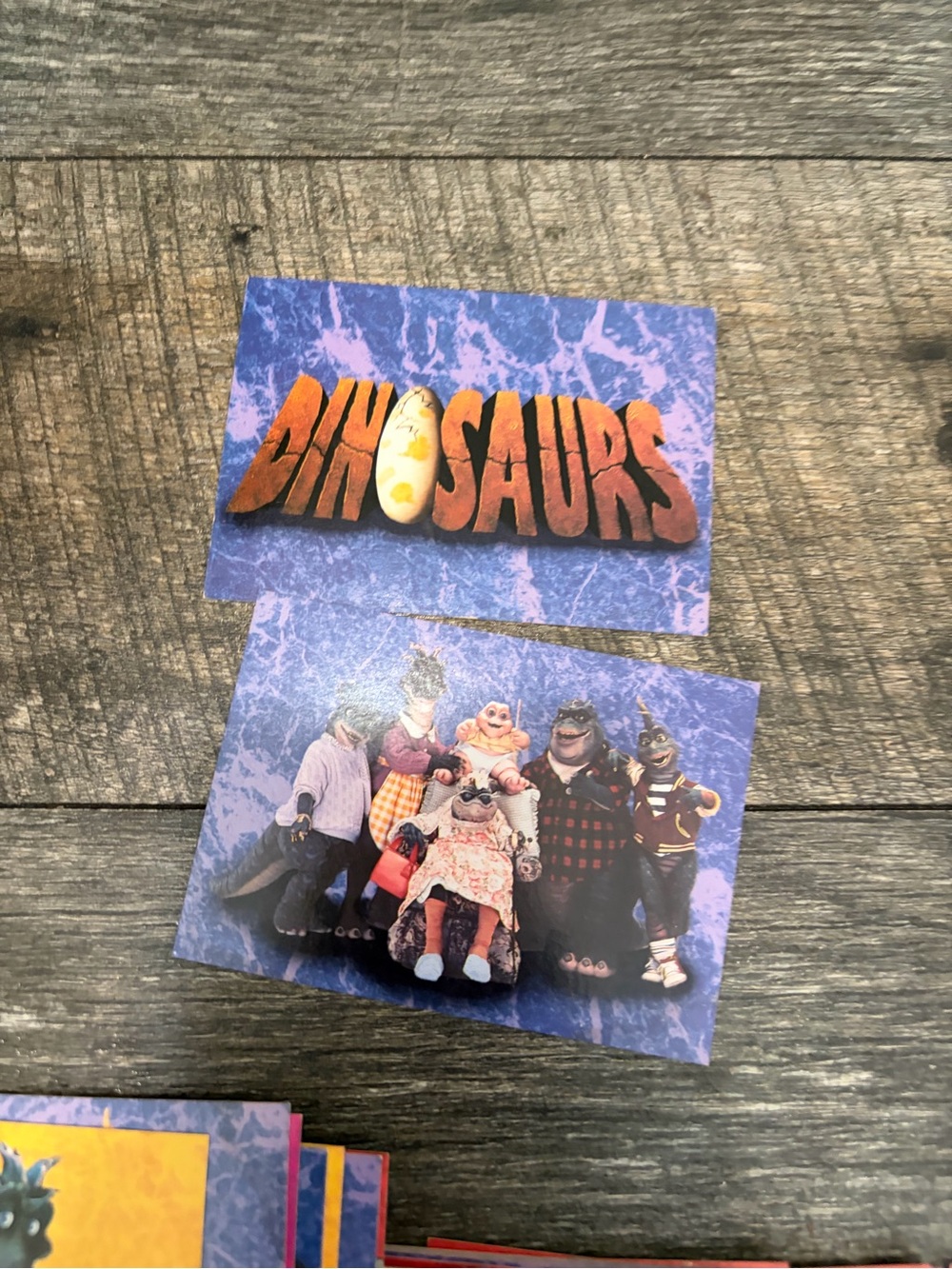 The 1992 Pro Set "Dinosaurs" trading card set the Walt Disney company set of 50